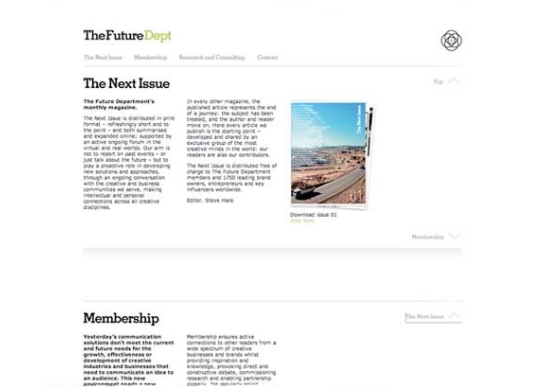 Future department screen shot