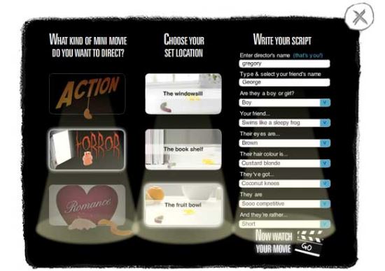 TNCC mini movie maker app screen shot